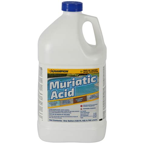 Acid spell muriatic acid